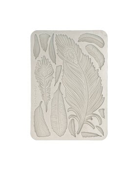 Stamperia - Masquerade Silicon Mould A5 Feathers