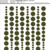 StudioLight - Adhesive Enamel Dots Moss green