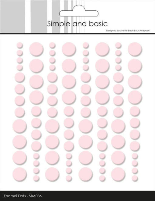 StudioLight - Adhesive Enamel Dots Pink