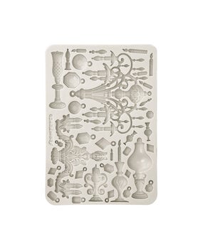 Stamperia - Masquerade Silicon Mould A5 Candle Holders