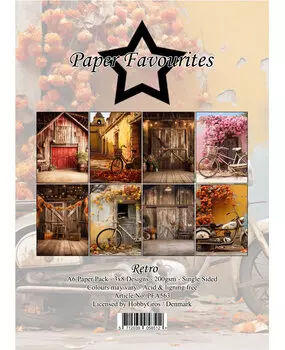 Paper Favourites - Retro A6 Paper Pack