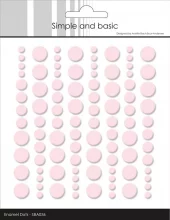 Simple and basic - Adhesive Enamel Dots Pink
