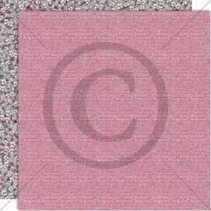 Papirdesign - Ungdomstid - Konfirmant ,Rosa12 X 12 -
