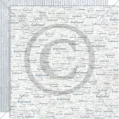 Papirdesign - Ungdomstid - Konfirmant ,Blå 12 X 12 -