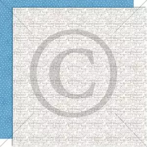 Papirdesign - Ungdomstid - Konfirmant ,Beige 12 X 12 -