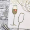 Gummiapan - Champagneglass- dies