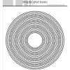 Simple and Basic - Combi Striped Frames Circle-  Dies