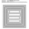 Simple and Basic - Combi Striped Frames - Square Dies-  Dies