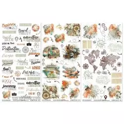 49 & Market - Elements, Wanderlust Explorer- Rub-ons