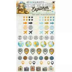 49 & Market - Vanderlust- Epoxy coated stickers