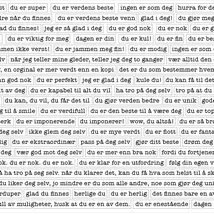 Hege Foyn Design – Klistremerker – Du Hvit