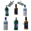Liquor bottles