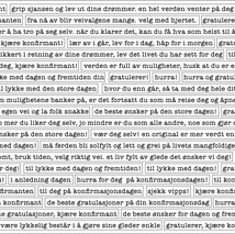 Hege Foyn Design – Klistremerker – Konfirmant, Hvit