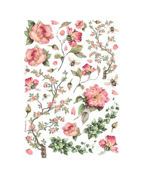 Stamperia - Roses and Ivy A4 Rice Paper