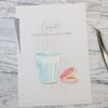 Gummiapan - Glass med løstenner