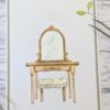 Gummiapan - Romantiskt Sminkbord