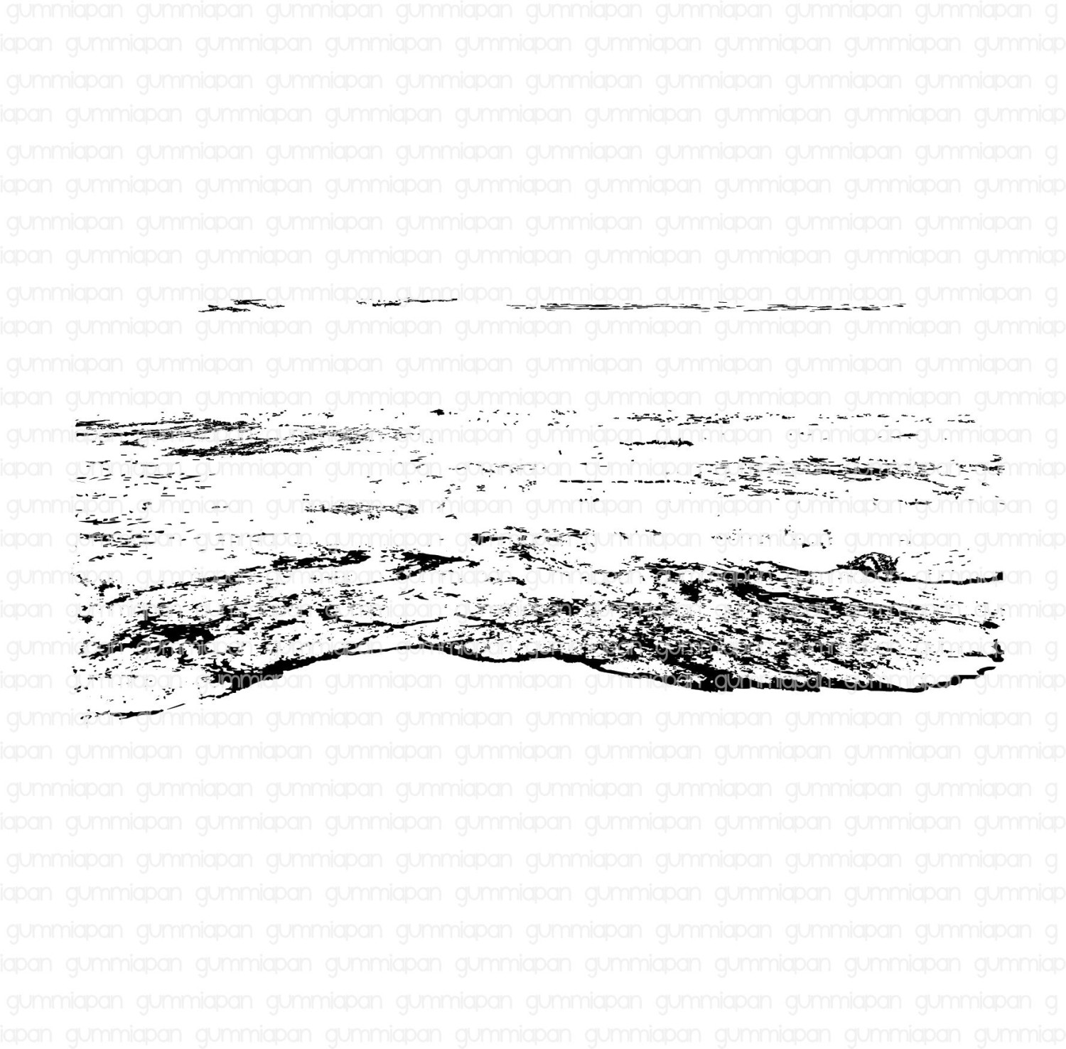 Gummiapan - Strand - Stempel