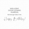 Gummiapan - Happy Birthday- Stempel