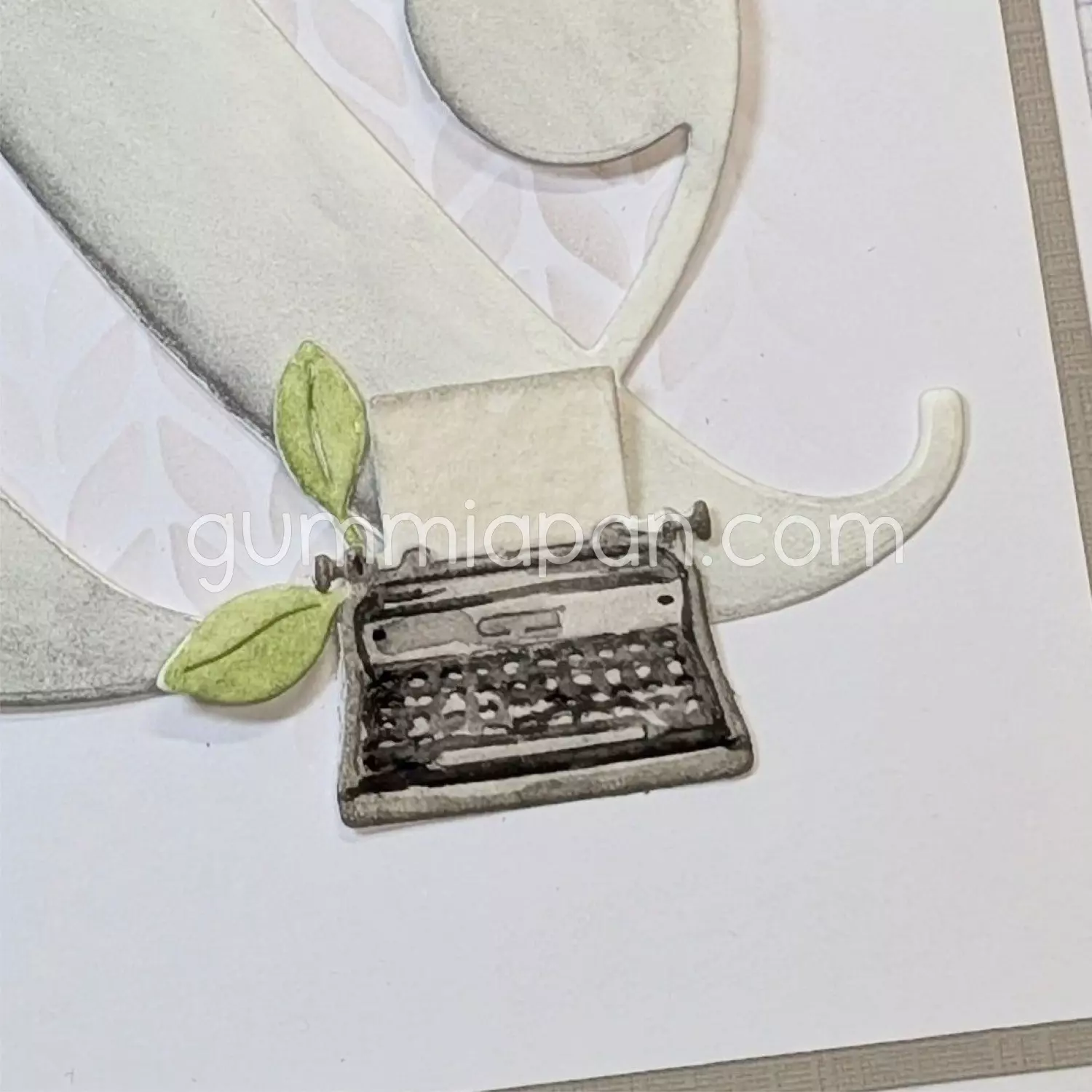 Gummiapan - Skrivemaskin