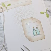 Gummiapan - Små Glassflasker med kork