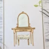 Gummiapan - Romantiskt Sminkbord
