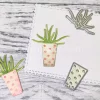 Gummiapan - Krukke med plante