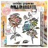 Aall&Create - #239- 6"X6" STENCIL - Wild Rose