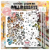 Aall&Create - #247- 6"X6" STENCIL - Rocky Drift