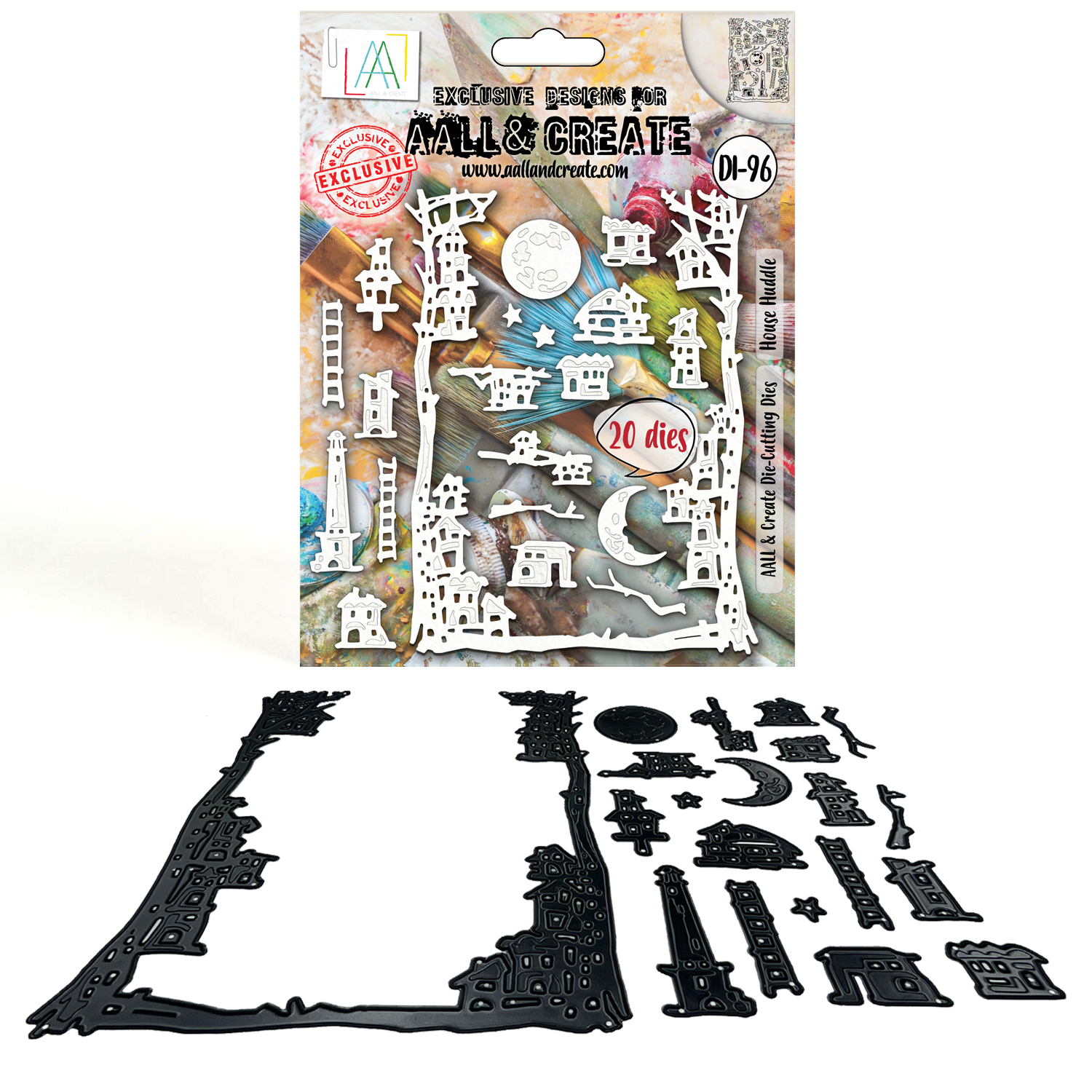 AALL& Create - #96 - Die-Cutting Die Set - House Huddle