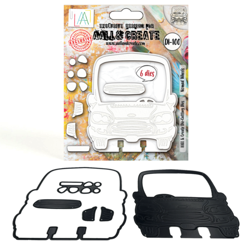 AALL& Create - #100 - Die-Cutting Die Set - Nomad Wheels