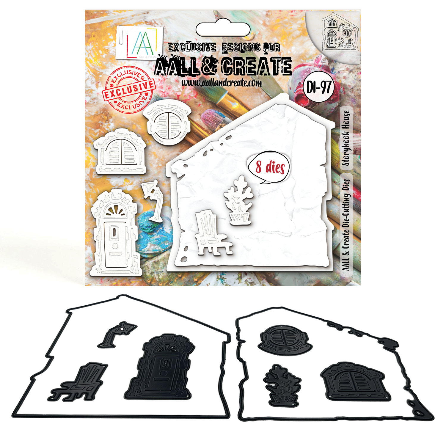 AALL& Create - #97 - Die-Cutting Die Set - Storybook House