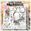 Aall&Create - #249- 6"X6" STENCIL - Circular Disruption