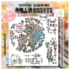 Aall&Create - #243- 6"X6" STENCIL - Abstract 21