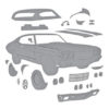 Spellbinders - Classic Road Legends Etched Dies Muscle Car