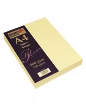 Craft UK Premium Collection A4 Ivory linen Paper Pack