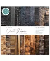 Craft Consortium - Essential Craft Papers 6x6 Inch Paper Pad Scorched Wood