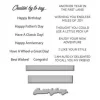 Spellbinders - Classic Road Legends Clear Stamp & Die Set Cruisin' By Sentiments
