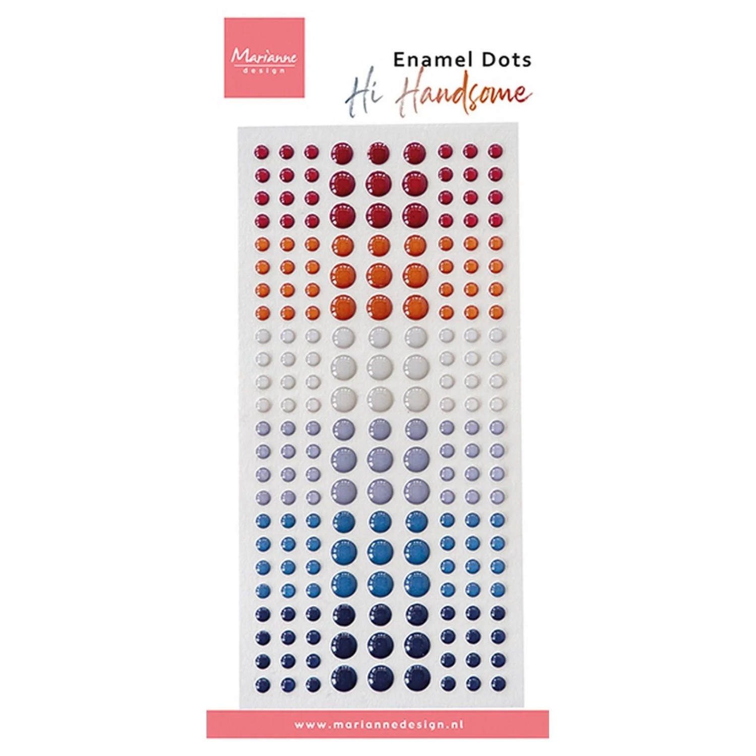 Marianne - Decoration Enamel Dots - Hi Handsome!