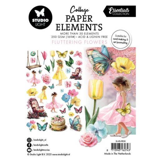 Studio Light • Essentials Paper Elements Fluttering Flowers