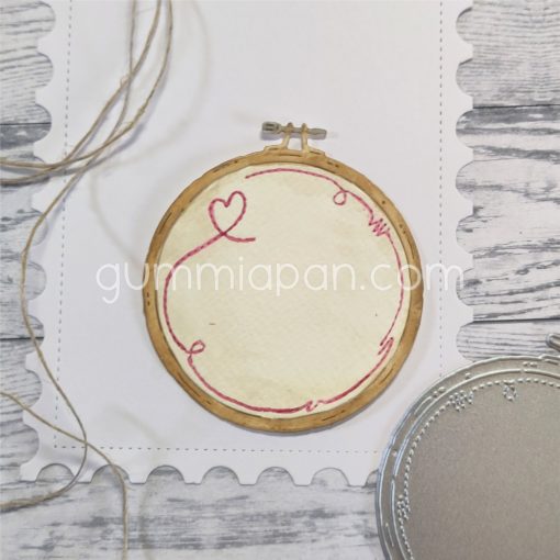 Gummiapan - Broderiramme