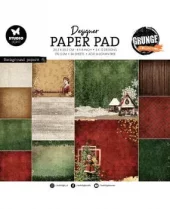 Studio Light - Background Papers 8x8 Inch Grunge Designer Paper Pad
