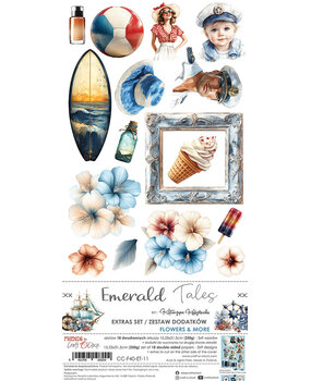 Craft O'Clock - Emerald Tales Extras Set Flowers & More