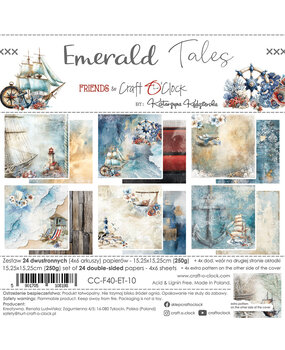 Craft O'Clock - Emerald Tales 6x6 Inch Paper Set