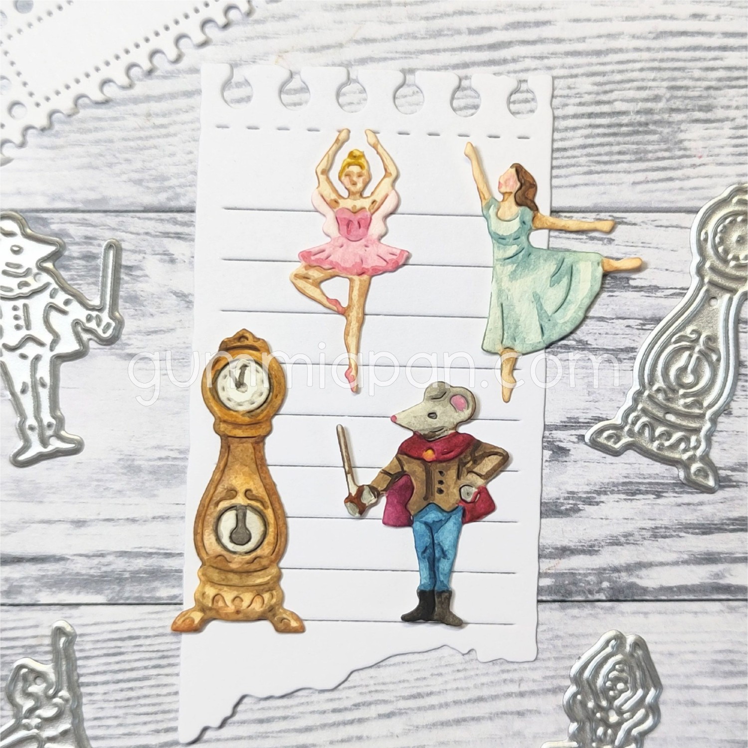 Gummiapan - Nøtteknekker figurer - Dies