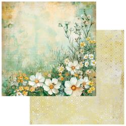 49 And Market - Botanical Buzz - Cheerful - Double-Sided Cardstock 12"X12"