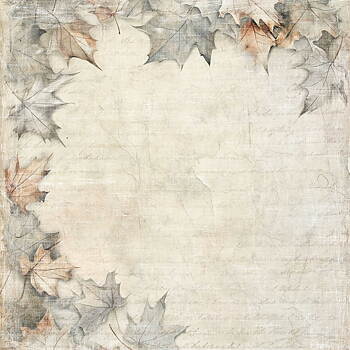 Reprint - Cozy Season - Leaf Corner - 12x12