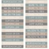 Reprint - Cozy Season - Text Norsk - Paper Stickers