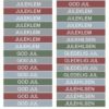 Reprint - Deck the Halls - Text Norsk - Paper Stickers