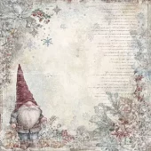 Reprint - Deck the Halls - Gnomes- 12 x 12"