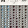 Reprint - Ahesive Enamel Dots - Deck the Halls 003